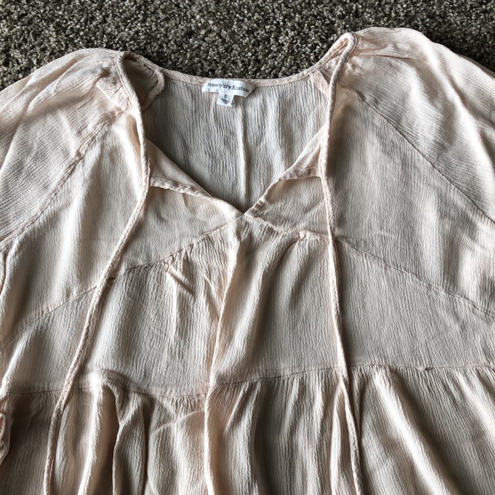 Lightweight Ruffled Cottage Core Shirt - Picture 2 of 4